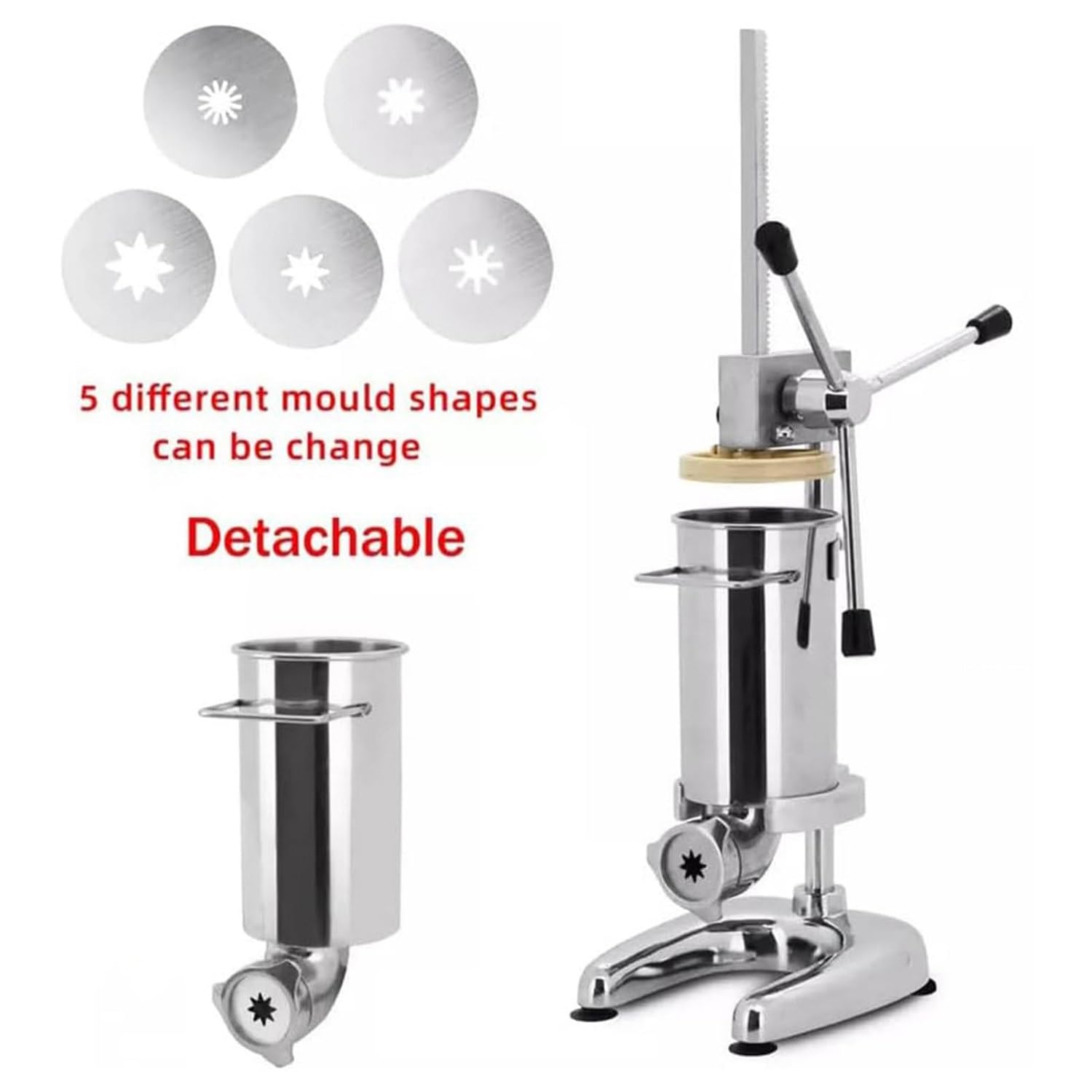 【美品】チュロスメーカー　チュロスマシーン　３Ｌ Amazon.co.jp: 2L/3L チュロスマシン、商用縦型ヘビーデューティ手動